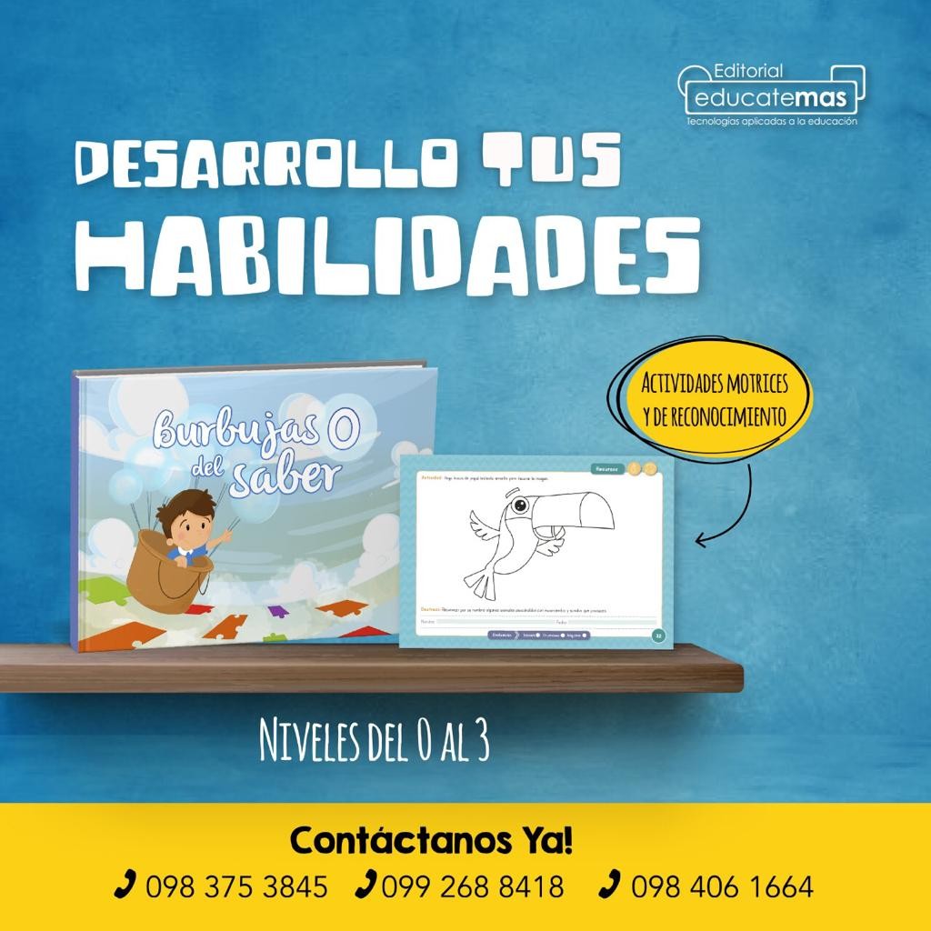 EducatemasEc's tweet photo. Sabemos que el aprendizaje desde los mas pequeños es importante.
Te presentamos textos para educación inicial toda la serie, con material sencillo ,didácticos y pedagógicos acompañado de recursos interactivos.
Conoce más: https://t.co/UEZ8AOivY4 https://t.co/a1oam1bPTm