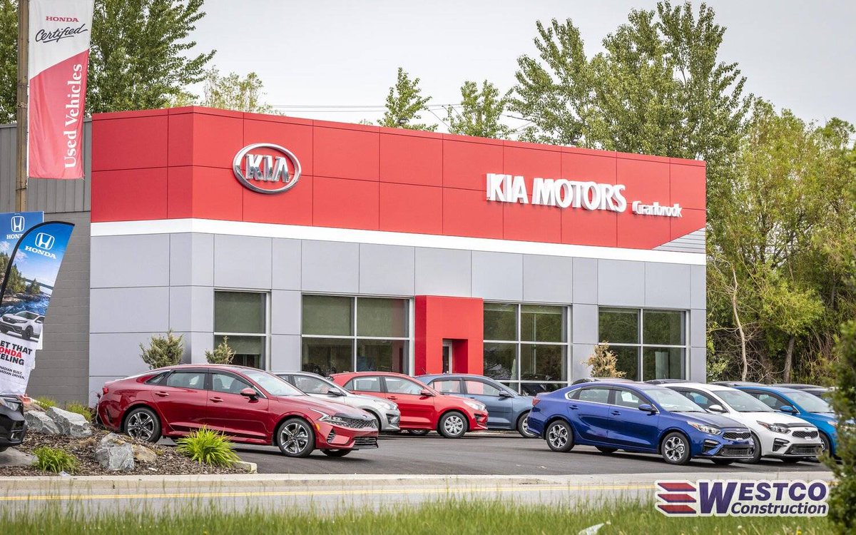 WestcoLtd's tweet photo. Check out the newly renovated Cranbrook Kia!
What a sharp new look lining Victoria Avenue in Cranbrook, BC. Stop by and say Hi to Mitch and his team in their new facility!
#Renovation #Structures #Cranbrook #Kia #designbuildbetter #dealership https://t.co/JzSwDWfnUO