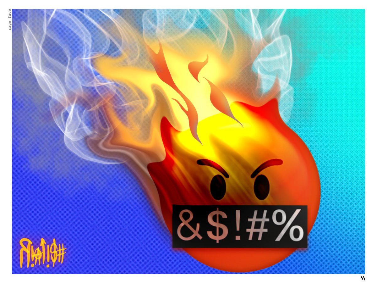 IshRiot's tweet photo. Emoji Portraits: Rage Face
Available here: https://t.co/anTc1QWJd5
 #nft #nftart #cryptoart #cryptoartist #cryptoartists #psychedelic #rarible #art #emojiportraits https://t.co/C8s6XhzbMl