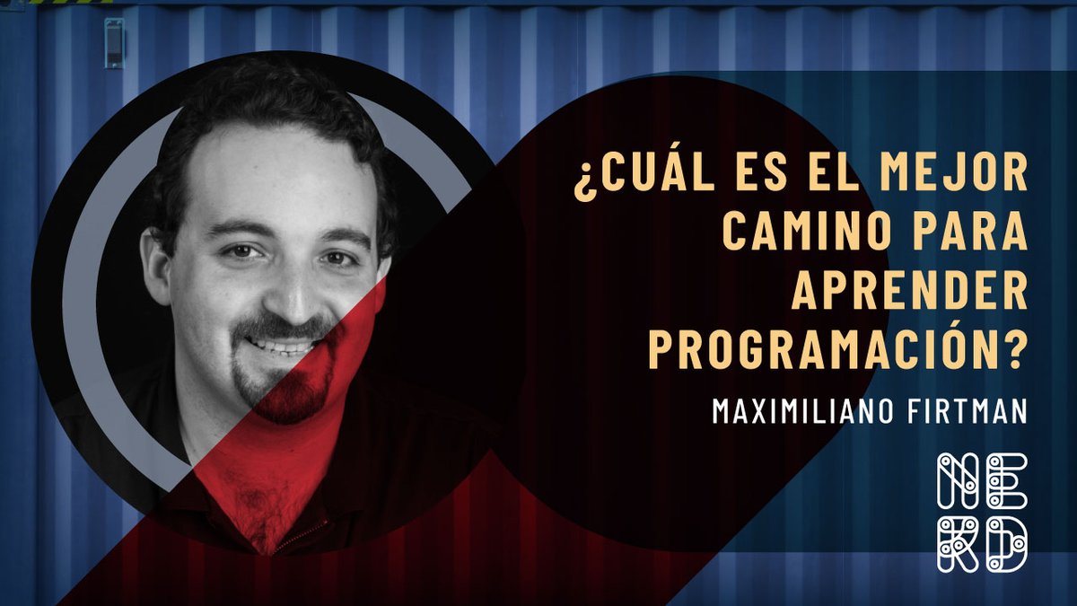 nerdearla's tweet photo. 🚨 Arrancamos! en 10' sumate al #container0 para "¿Cuál es el mejor camino para aprender programación?" por @maxifirtman
➡️ https://t.co/9u7uz4CbDL https://t.co/1Uai1zLopP