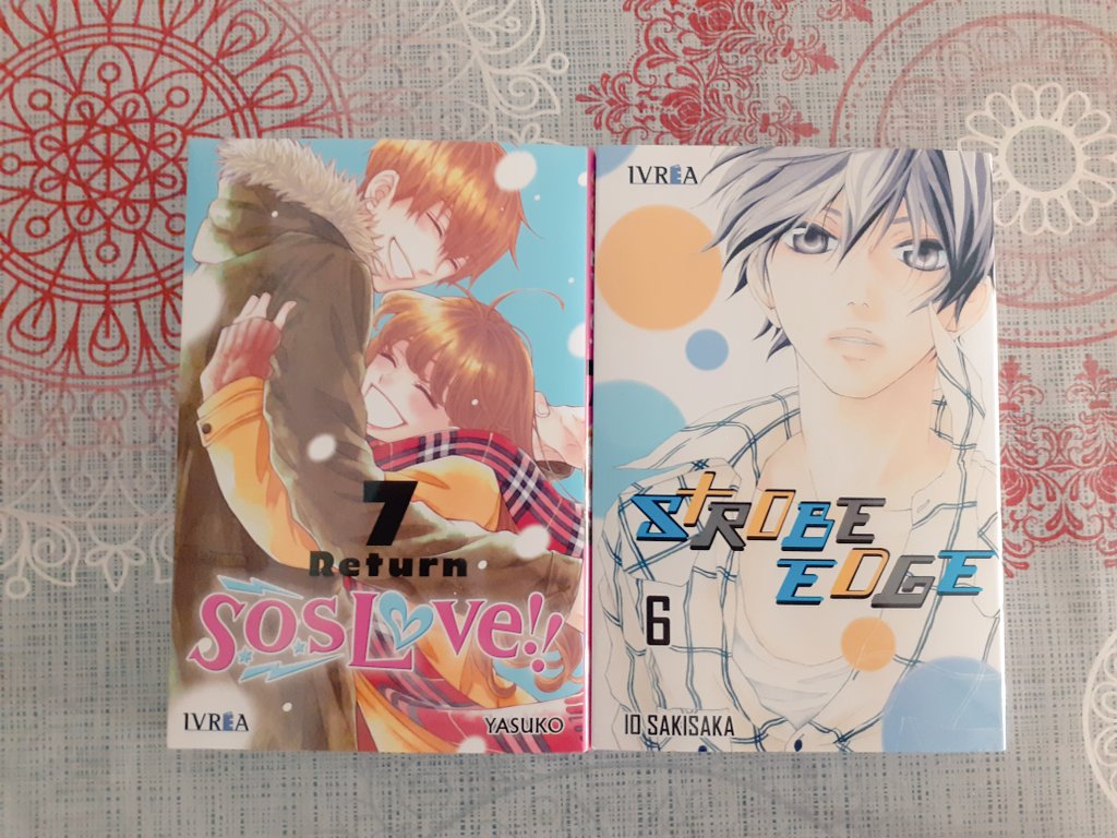 calysto76's tweet photo. Compras manga de esta semana a @Ivrea ❤❤🔥🔥 #happyhappy #manga #lectura #soslove #strobeedge #Yasuko #IoSakisaka https://t.co/K8SnlUxuqS