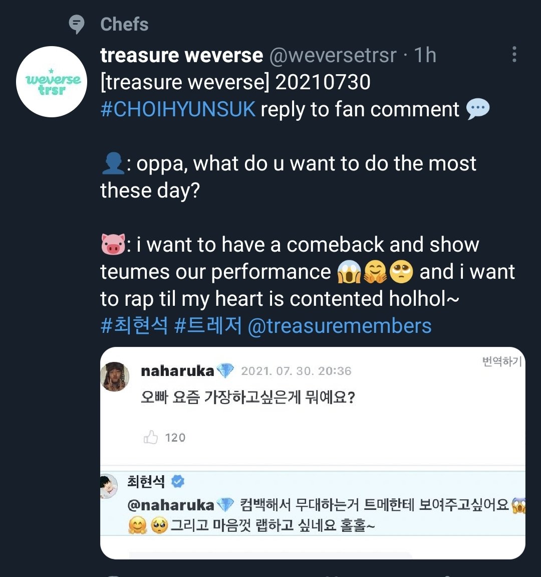 I'm not a treasure fan so i'm completely confused. Treasure's fan's post keep pops up in 