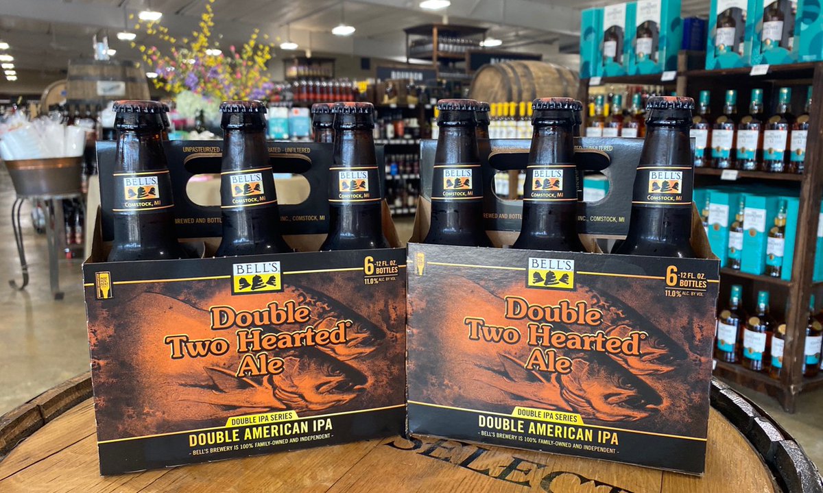 TheBottleShopga's tweet photo. @BellsBrewery Double Two Hearted Ale is back! #MIbeer #doubletwohearted #dipa https://t.co/tPQEWcNak7