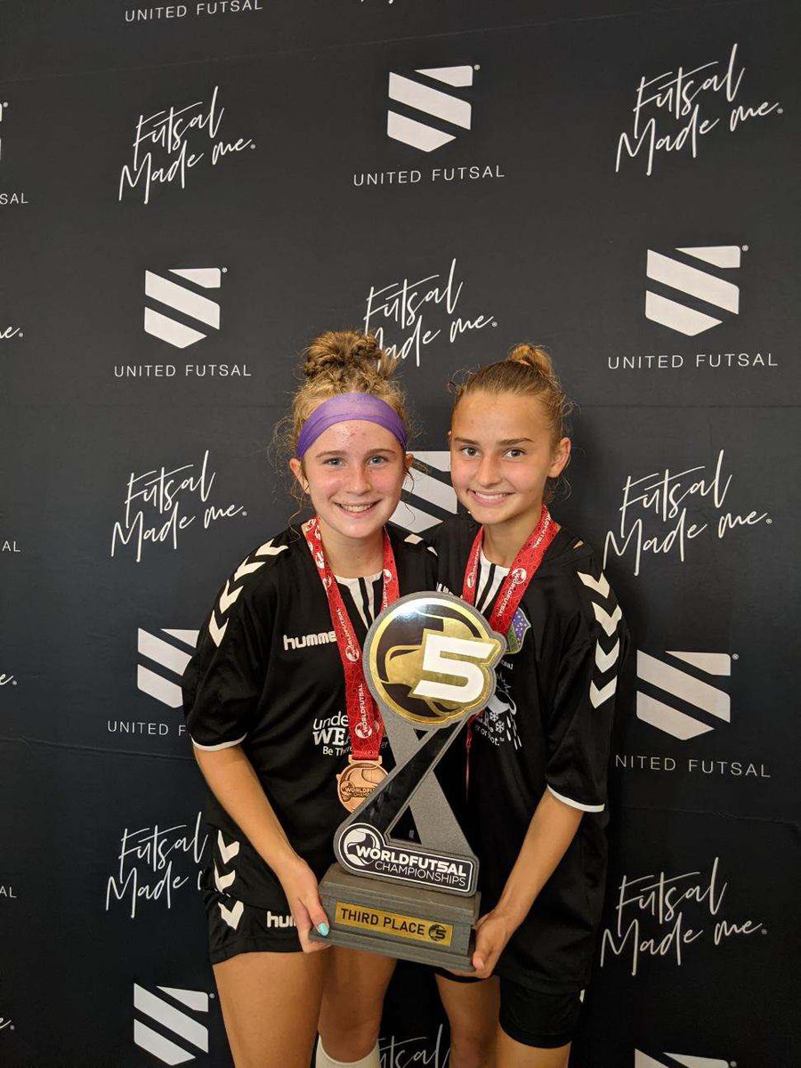 AlySchellhouse's tweet photo. I had an amazing week at @TheUnitedFutsal Nationals and World Championships!  My @schoolofginga team got 2nd at Nationals and 3rd at Worlds, winning 8 out of 10 total games (in 5 days!). Thanks to everyone who made this event possible! @SHS_Lady @DPACobras @CUPGirlsGA https://t.co/vnCY2Ii1ME