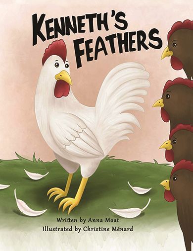 AuthorsTalent's tweet photo. The chickens in Kenneth’s new coop are stealing his lovely white feathers! Kenneth does not like it at all. With the help of this friend Gwendolyn, Kenneth tries everything to save his feathers and make new friends. Written by Anna Moat and soon available in French and Spanish. https://t.co/J7hmCZIeZJ