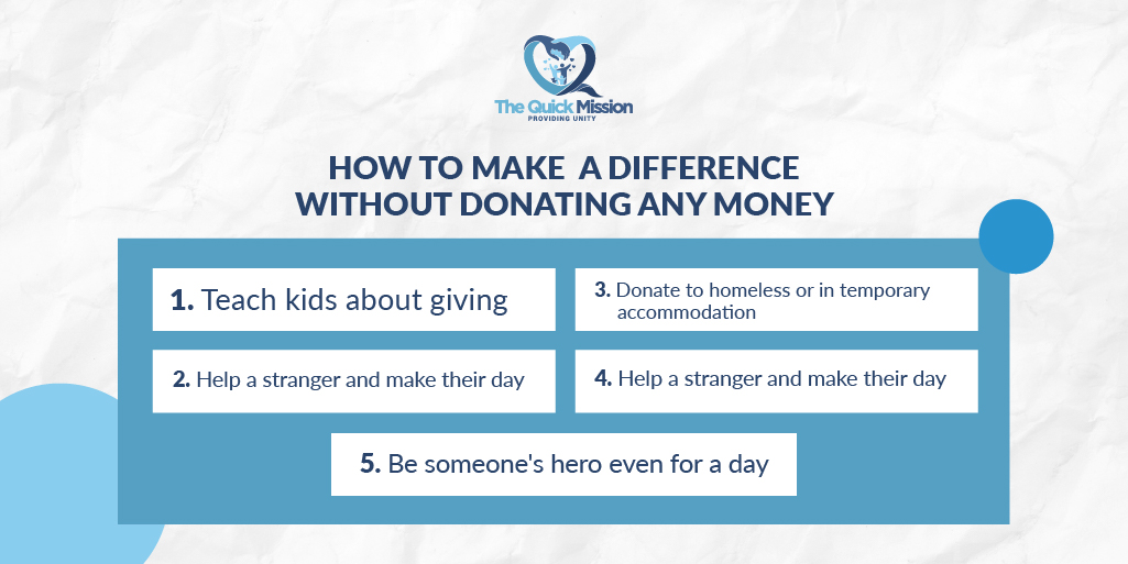 MissionQuick's tweet image. Donating money can make a real difference, especially to the charities that mean to you the most. But making a difference is not only about donating money, and there are other simple ways.
 
#givingback #donatingtocharity  #thequickmission