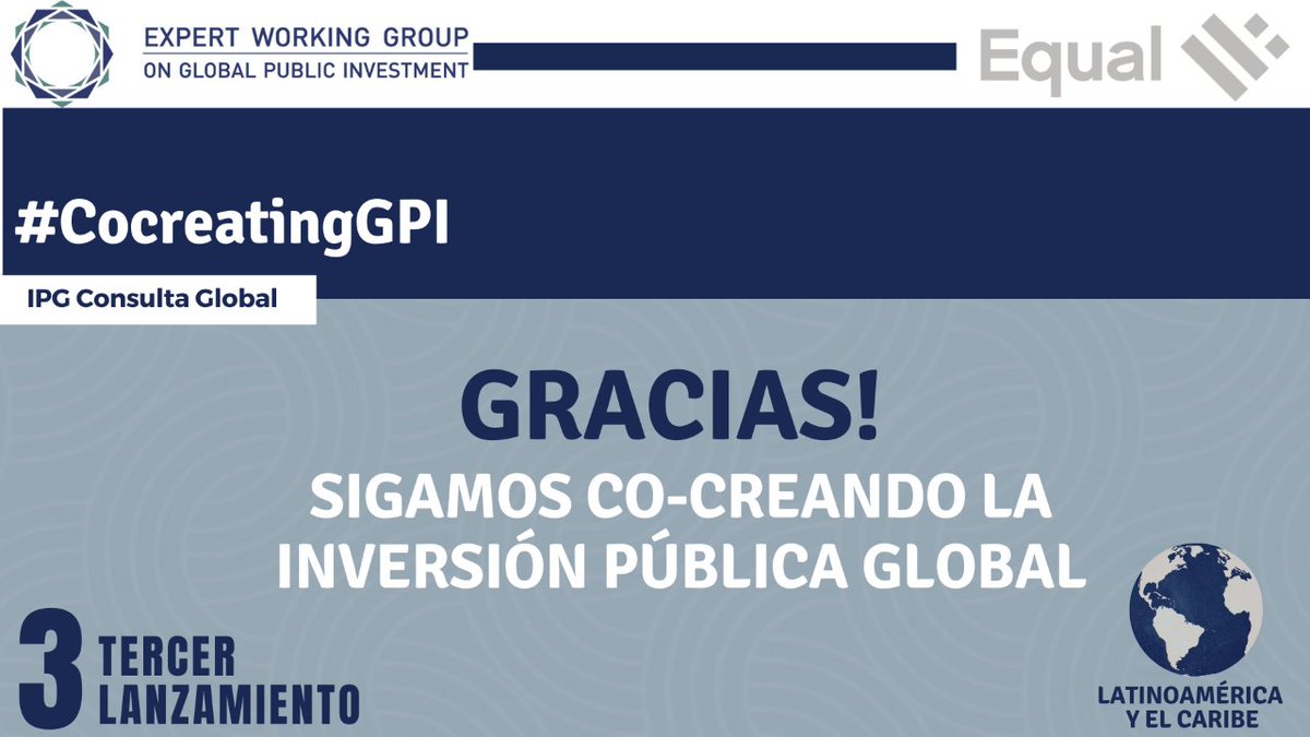 GlobalPubInvt's tweet photo. ✔️Gracias por compartir y construir juntos el futuro de la #cooperacióninternacional en el segundo lanzamiento de #CoCreatingGPI 🌎 LATINOAMÉRICA Y EL CARIBE
@patmirandaBol @A_MelloeSouza @AOrdonez @ritalexcosta
🌐 Todos se benefician, todos deciden, todos contribuyen. https://t.co/ukAi2XzRgF