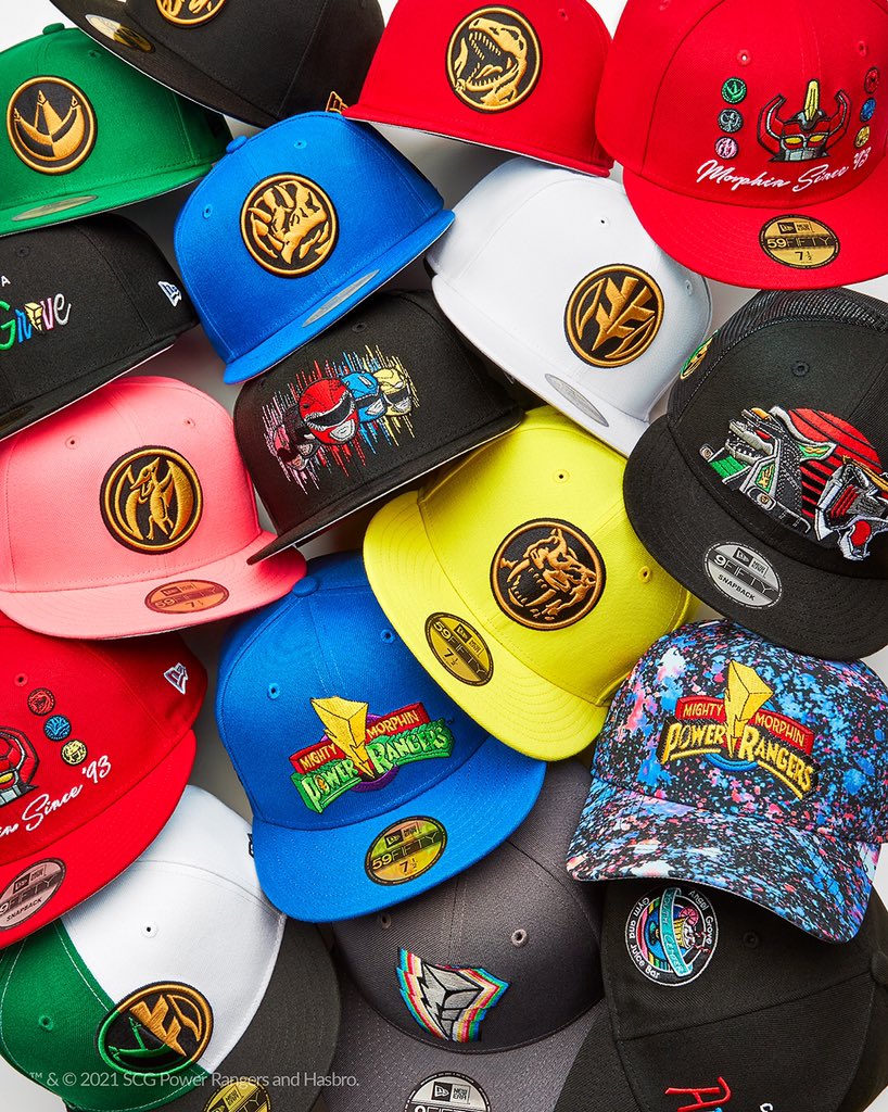 New Era Cap on Twitter: "Go, go Power Rangers! Shop the full collection now with select styles available exclusively at https://t.co/1alcFuLIJm https://t.co/WzMeHwvaDf" /