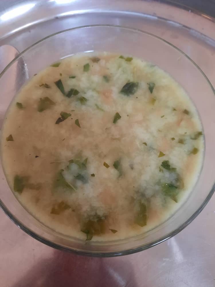 MurielVieux's tweet photo. #BreadSoup #SoupPen #Haiti
This is Haitian bread soup!
Nate and I are having our breakfast! https://t.co/VUw5nr3Tac