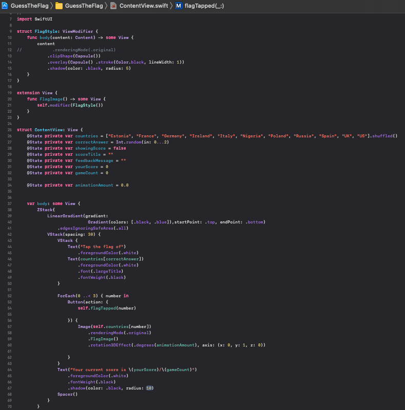 KentaroDev's tweet photo. Day 34 of #100daysofswiftUI
I am working on the Challenge 1. 🤔 https://t.co/PKFU151dPQ