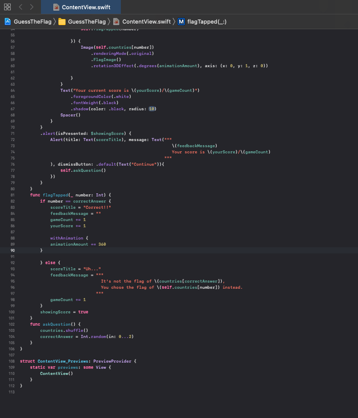 KentaroDev's tweet photo. Day 34 of #100daysofswiftUI
I am working on the Challenge 1. 🤔 https://t.co/PKFU151dPQ
