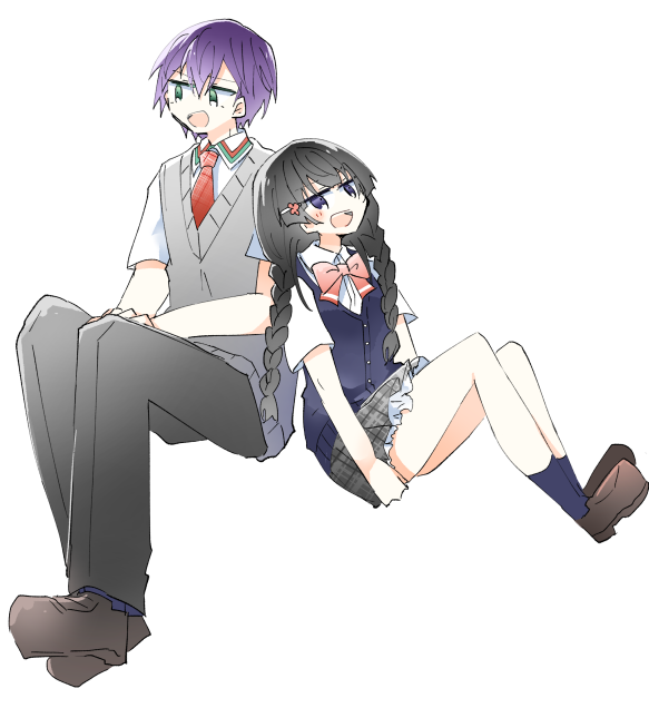 委員長とけんもち塗れた 2 11 深野のイラスト