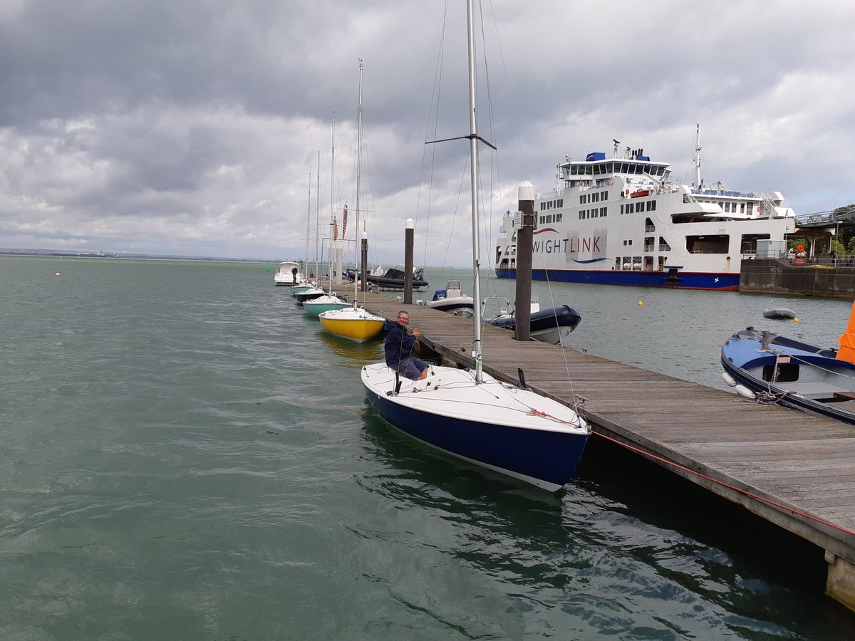 RCYC contingent launched for Cowes Week, thanks to the RVYC team.