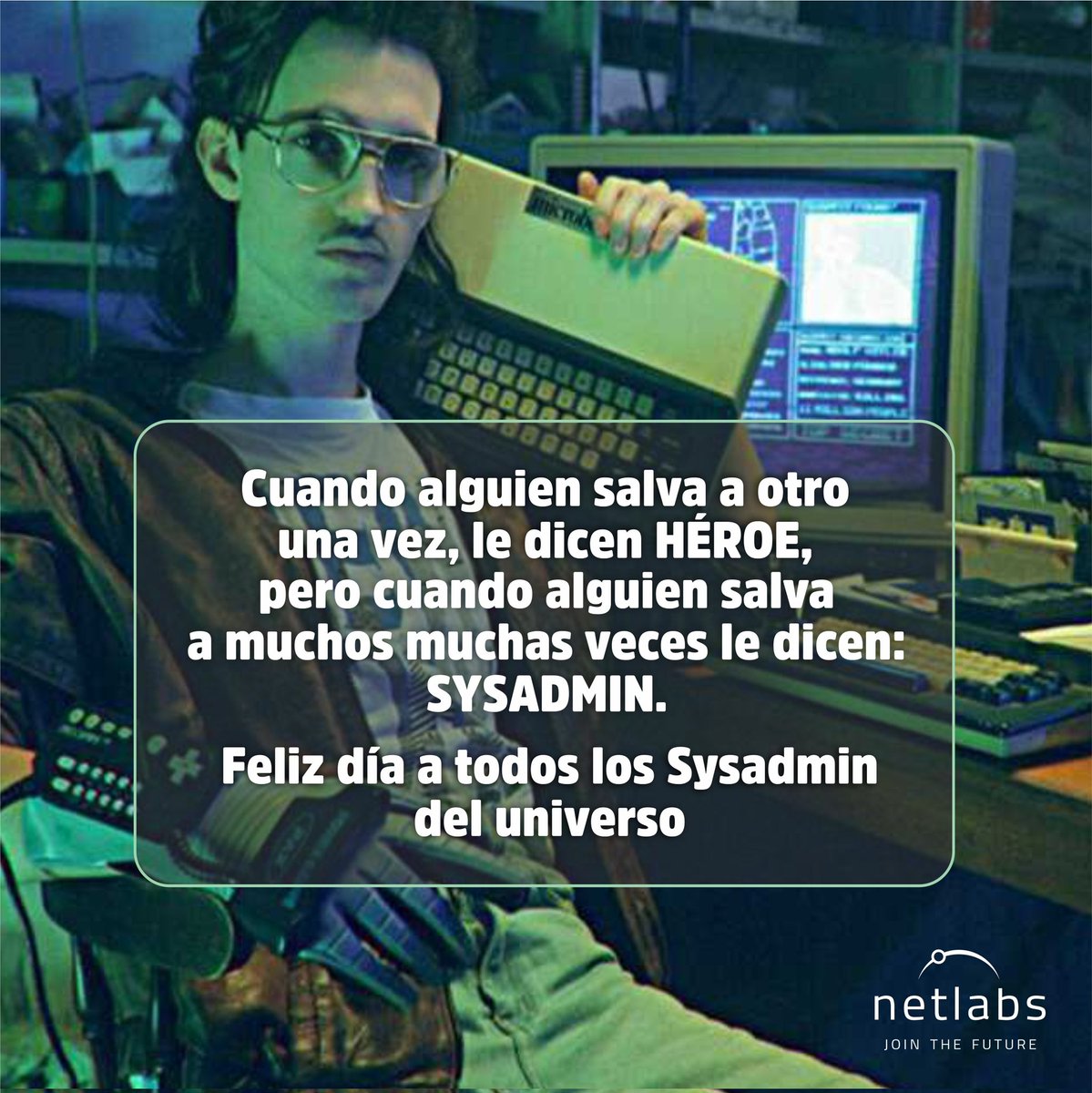 netlabbers's tweet image. Del universo y más allá... Feliz día Sysadmin!!! 🚀🎉🍻

#SysAdmin #sysadminday #sysadminday2021 #jointhefuture