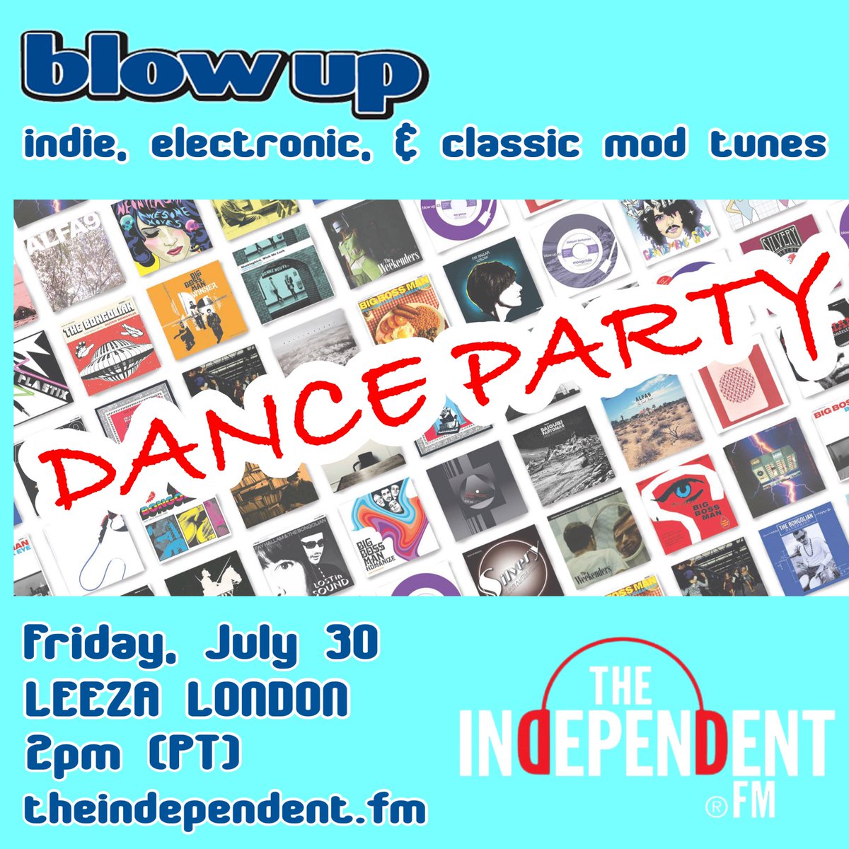 Today on theindependent.fm !!! <a href="/BlowUpRecords/">Blow Up Records</a> <a href="/BlowUp/">Blow Up</a> #danceparty featuring <a href="/aspicboulevard/">Aspic Boulevard</a> <a href="/BalticFleetUK/">Baltic Fleet</a> <a href="/The_Bongolian/">The Bongolian</a> and the WORLD PREMIER of the new Usselman track!!!