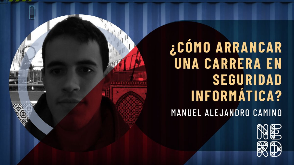 nerdearla's tweet photo. 🤔 Cómo hago para trabajar en seguridad informática? Si ya te hiciste esta pregunta y no encontraste respuesta, esta charla es para vos!
⏲ En 10' sumate al #container0 que Manuel Alejandro Camino va a responderte esta pregunta.
https://t.co/9u7uz4CbDL https://t.co/SQuJkw0SW5