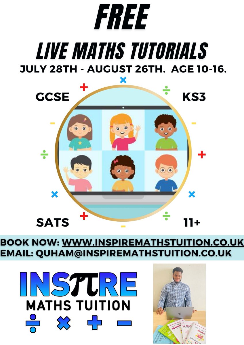 TuitionInspire's tweet photo. Therefore I would love it if you can help me share this opportunity so more children can enjoy these tutorials completely FREE of charge. Because every child matters!

#maths #tutoring #children https://t.co/1C3NzpJIck