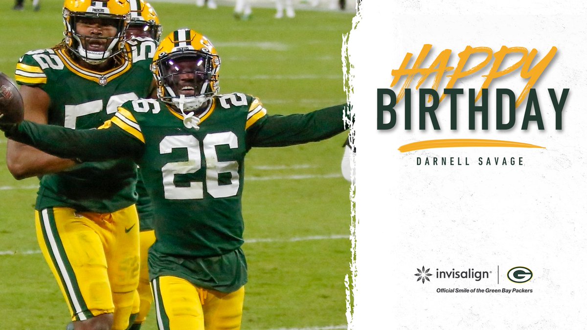 RT to wish <a href="/darnellsavage_/">Darnell Savage Jr.</a> a HAPPY BIRTHDAY! 🥳

#GoPackGo | #WinningSmiles