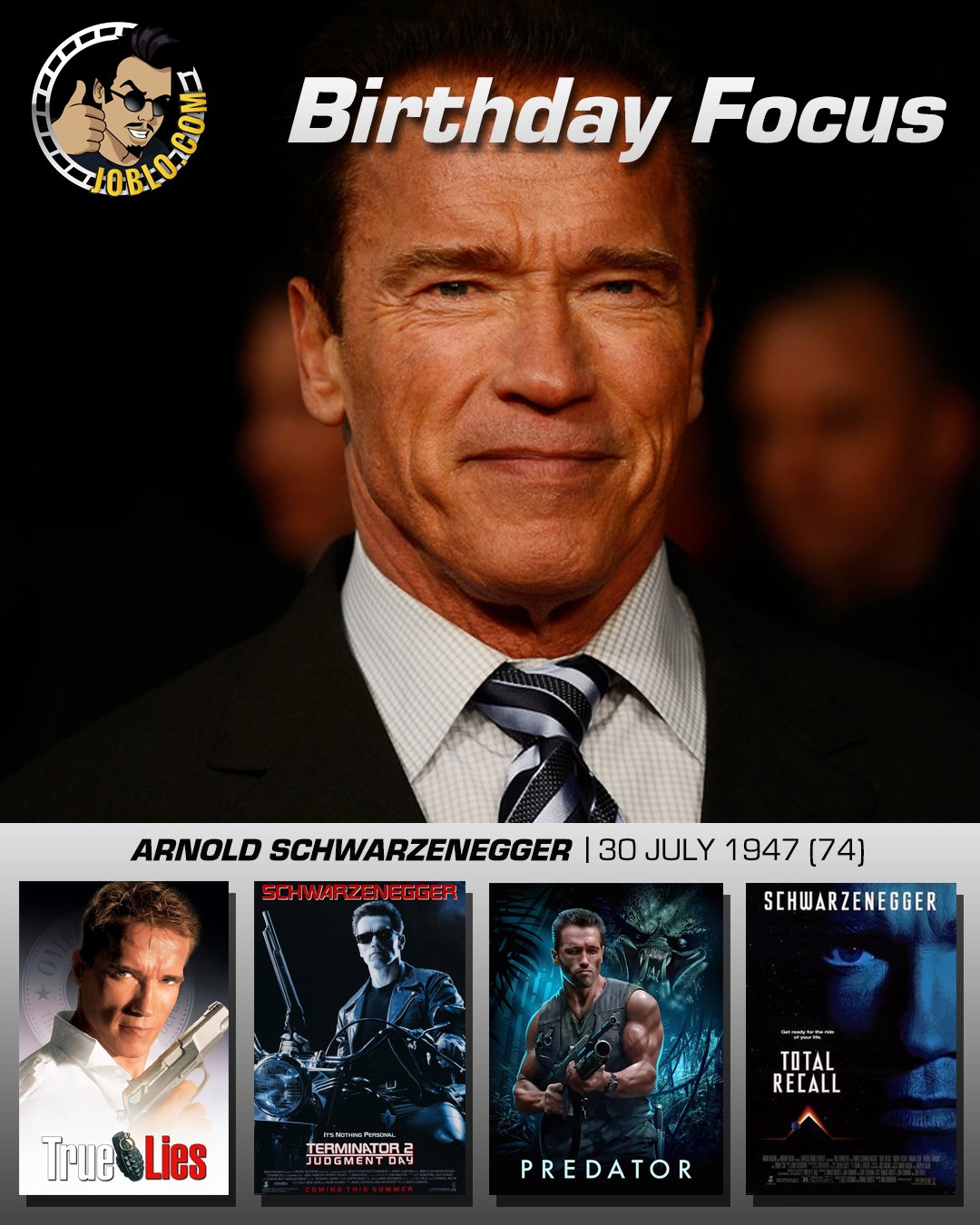Wishing Arnold Schwarzenegger a very happy 74th birthday! 