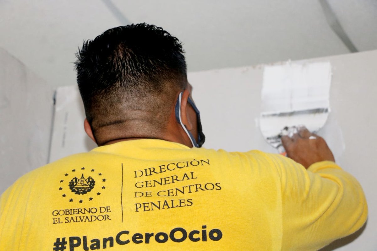 OsirisLunaMeza's tweet photo. Este día, seguimos con las tareas para mejorar la infraestructura de diferentes instituciones del país.
El #PlanCeroOcio permite que privados de libertad en fase de confianza participen por medio de sus habilidades para servirle a la sociedad. https://t.co/gXYUj8BQue