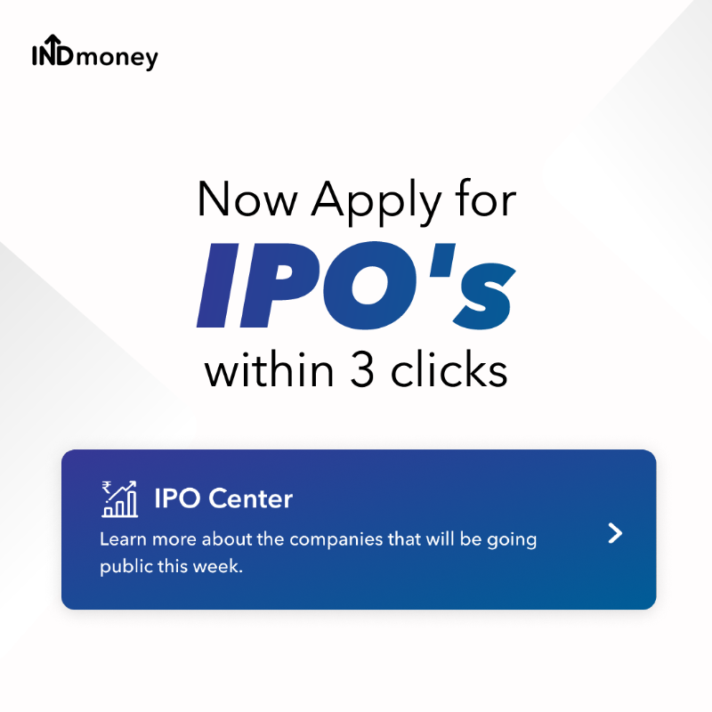 INDmoneyApp's tweet photo. Now apply for both Indian and US IPOs via any broker directly from the SuperMoney app within just 3 clicks.

Download INDmoney Now!