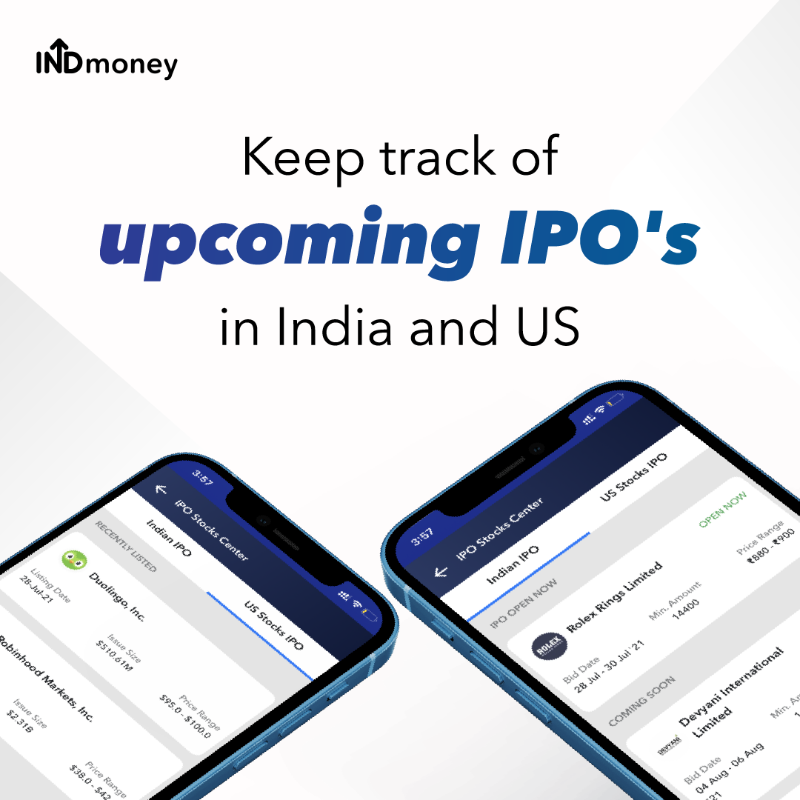 INDmoneyApp's tweet photo. Now apply for both Indian and US IPOs via any broker directly from the SuperMoney app within just 3 clicks.

Download INDmoney Now!