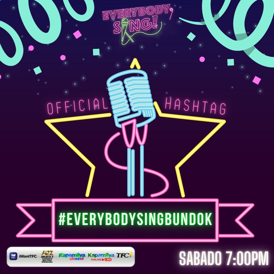 everybodysingph's tweet photo. Gusto mo ba maging lucky songbahayan winner? Gamitin lamang ang hashtag for tonight! #EverybodySingBundok https://t.co/q1MUrj8fTp