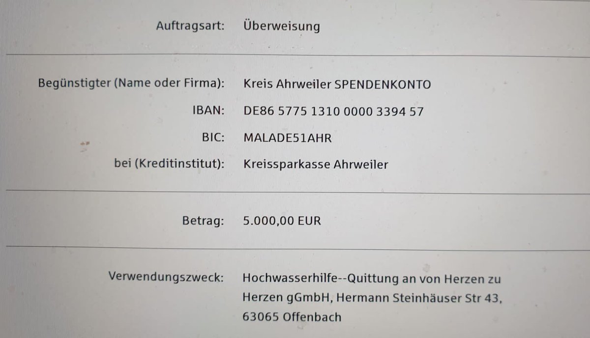 GRND on Tour (@xflixx) on Twitter photo Vielen Dank nochmal an alle, die letzten Sonntag bei unserer großen Charity Aktion für #Ahrweiler mitgemacht haben. Der gesamte Betrag von €5000 ist unterwegs zum <a href="/KreisAhrweiler/">Kreis Ahrweiler</a> und wir hoffen damit einen helfenden Beitrag zum Wiederaufbau zu leisten. Danke für euren Support ❤️ Vielen Dank nochmal an alle, die letzten Sonntag bei unserer großen Charity Aktion für #Ahrweiler mitgemacht haben. Der gesamte Betrag von €5000 ist unterwegs zum <a href="/KreisAhrweiler/">Kreis Ahrweiler</a> und wir hoffen damit einen helfenden Beitrag zum Wiederaufbau zu leisten. Danke für euren Support ❤️