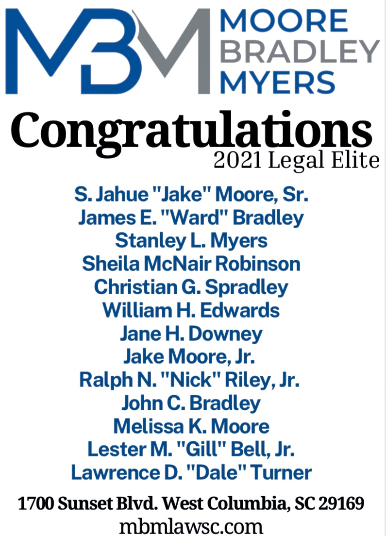 MooreTaylorLF's tweet photo. We are calling it Lucky Number 13. We have 13 lawyers named to the @CBMBusiness list of 2021 “Legal Elite.” Several of our lawyers are honored in multiple categories by their peers. 

#LexCoLaw #SCLawyer #SCLaw #FamilyLaw #CivilLitigation #CriminalLaw #WeCoSC #SaludaSC https://t.co/1CAFdoUCNG