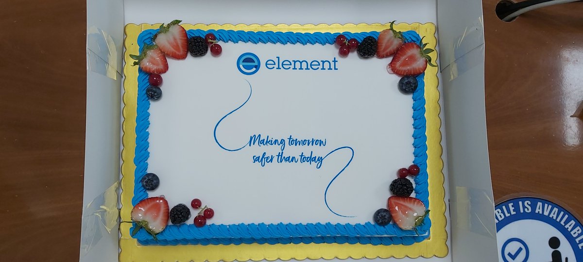 WeAreOneElement's tweet photo. Colleagues in Doha celebrated our new purpose and values over two sessions earlier in July. P.S. How good do those cakes look??#MakingTomorrowSaferThanToday #Integrity #Care #Progress https://t.co/ddgjasfvv9