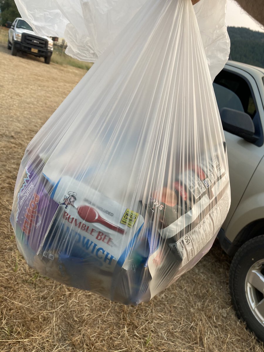 Pro-tip: fire camps can be wasteful because they have to offer tons of calories. I like to collect uneaten nonperishables from lunches and drop it off at a donation center or give it to someone in need. Camp lunch stuff tends to keep well which works good for the unhoused.