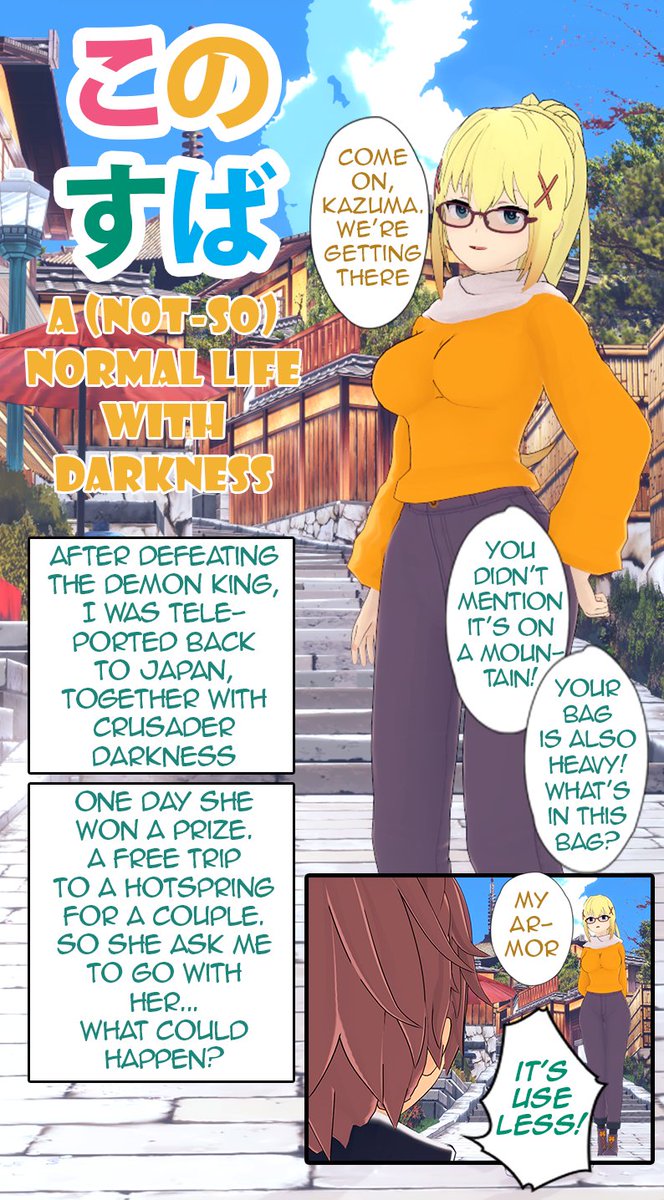 Twintails Got Me Acting Strange Mate Konosuba A Not So Normal Life With Darkness 1st Page Will Be Updated Once In A Week Patreon Member Can Read 2nd Page Today