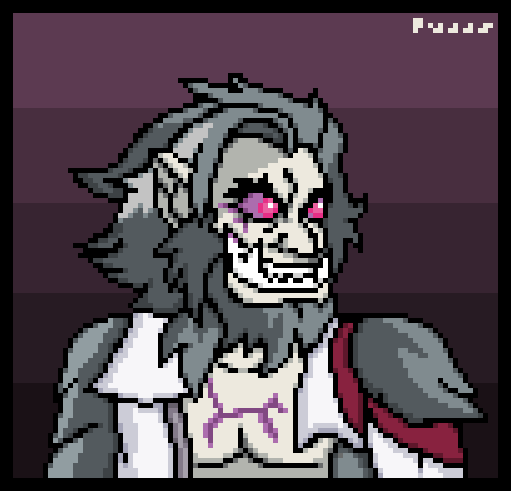 _pudds_'s tweet photo. You know what, havent seen enough love for the second form of the Octavius skin, so I'm doing it myself #BrawlhallaArt #PixelArt https://t.co/KkOBFlws54