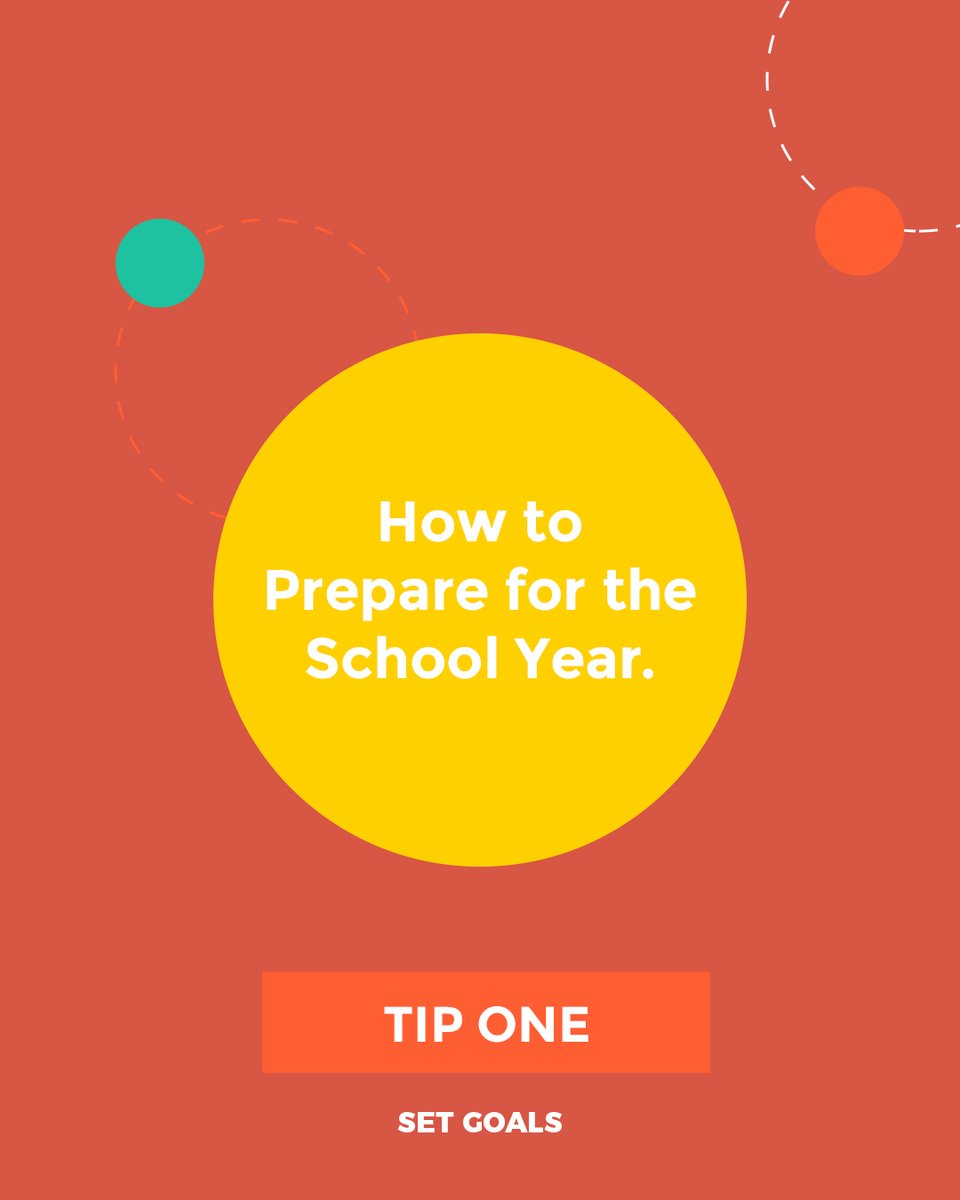 MathMills's tweet image. ️🥇 #SchoolPrep - Set Goals.

What do you want to accomplish in the upcoming school year? Do you want to nail attendance, ace a specific class, take an advanced course? Writing out your goals can help you visualize where you should spend your focus this year.