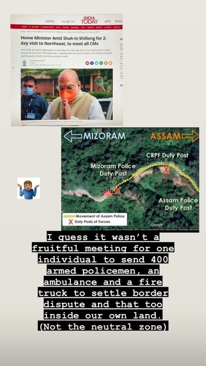 Emily_Czennie's tweet photo. This is how Assam Police invaded our lands..They came passinh by our Police Post..attacked private lands of poor people from villages,and attacked couples in a car!! Mizoram Police meant no harm..Assam shot first,only then Mizoram Police defended our lands
#supportmizorampolice https://t.co/IFexRNzs5b