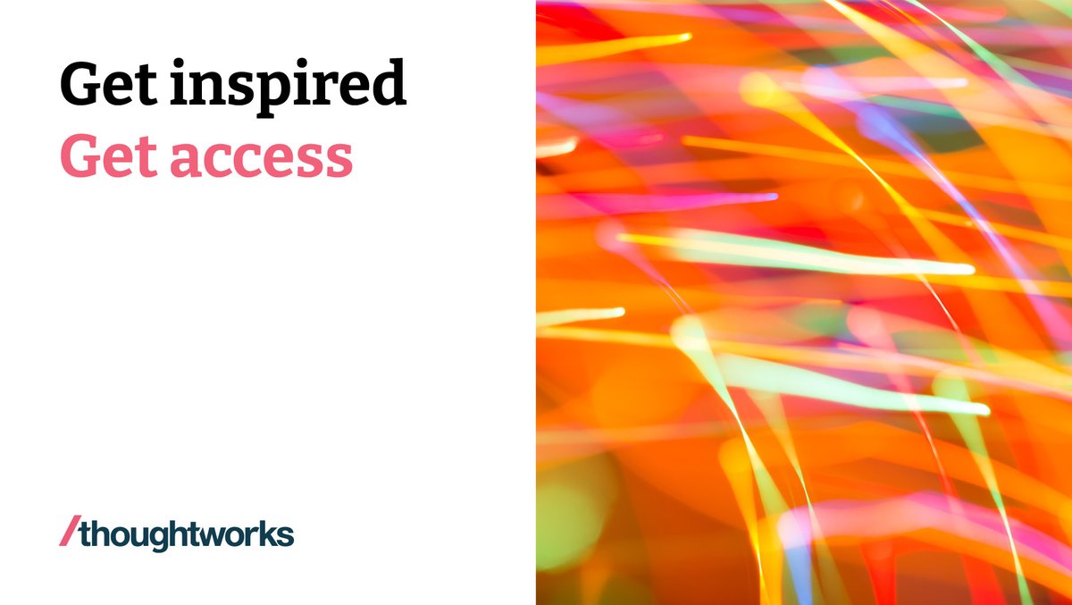 thoughtworks's tweet photo. Get the inside scoop on work and life at Thoughtworks. Subscribe to our monthly newsletter for the latest company news, recruiter advice, employee stories, and updates on events and career opportunities. https://t.co/xRXa4flcPa #GetAccess #JoinTW #ExtraordinaryImpact https://t.co/Bi76NOJAok