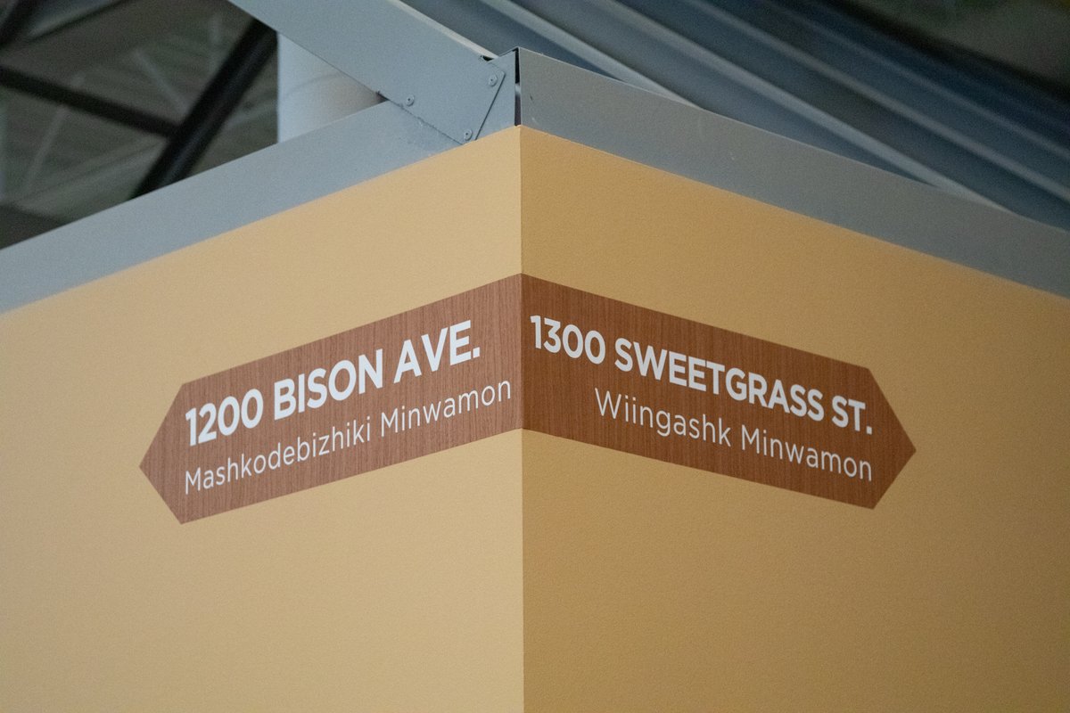 AvivoMN's tweet image. Avivo Village is more than just &quot;units with numbers.&quot; While people live there and seek permanent housing, we want them to have an actual address to share with fellow residents,friends, and family.

This past week we installed signage to give each row of tiny homes a name.