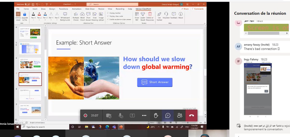 MessaouiRaja's tweet photo. Classpoint webinar by Tech'n Teach
@omniaismail1711
@ClassPointIo https://t.co/S6HaEXW5AZ