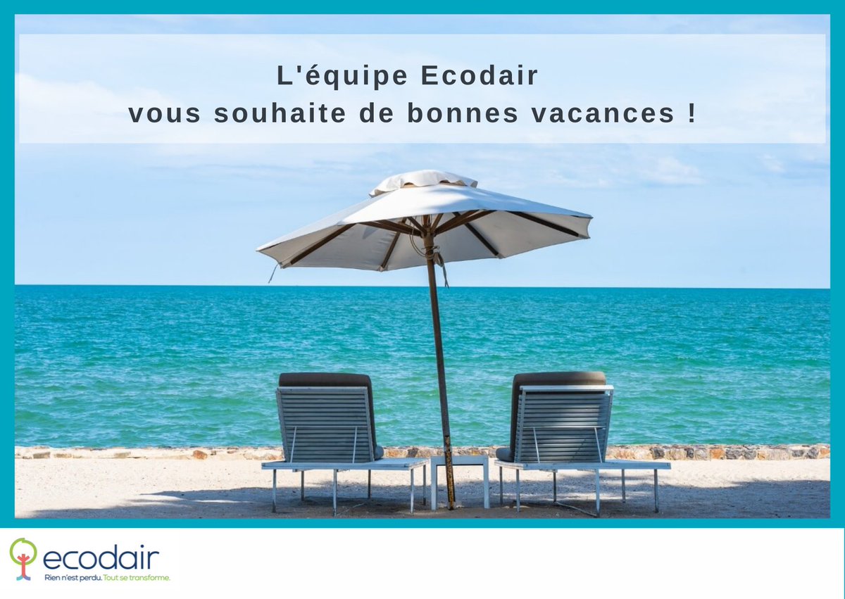 Ecodair_ESS's tweet image. Ecodair sera fermée du 2 août au 13 août 2021 inclus.
D&apos;ici là, il est toujours possible de commander votre matériel informatique reconditionné. Toutefois les livraisons ne pourront être traitées qu&apos;à partir de notre retour.
#vacances #ecodair
