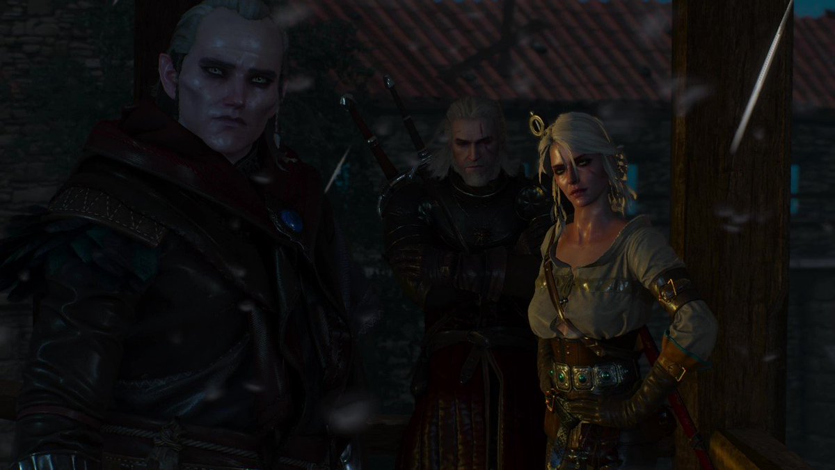avallac'h geralt and ciri – the witcher 3