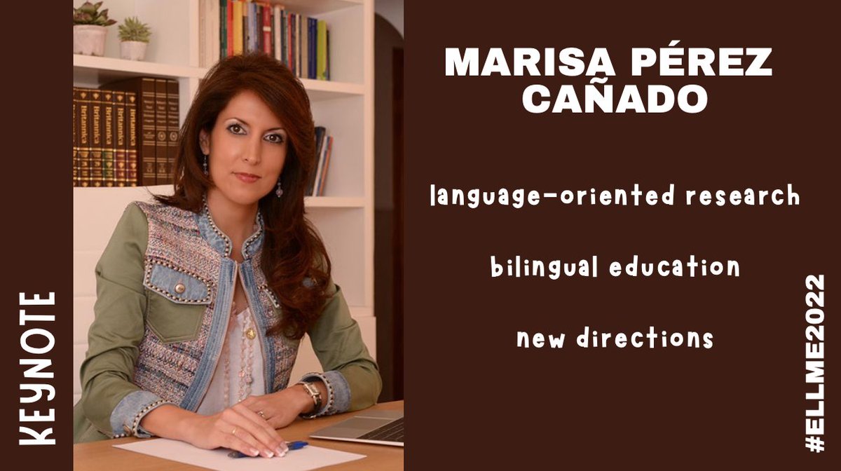 We have the great pleasure to announce that Marisa Pérez Cañado <a href="/marisacanado/">Marisa Pérez Cañado</a>  is one of the keynote speakers of our conference.

Looking forward to it!
congresos.ugr.es/ellme2022/

#ELLME2022 #internationalconference #universityofGranada #UGR #EECERA #AILAELLReN
#granadaspain