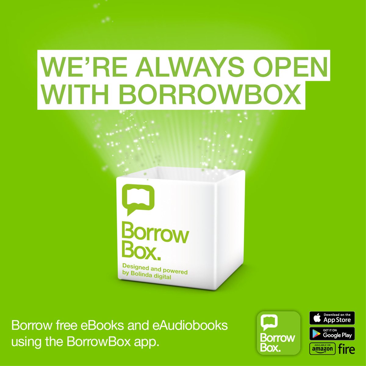 Our branches might be closed for the bank holiday weekend but with #BorrowBox your library is always open! There's a huge selection of eBooks &amp; eAudiobooks free with your #louthlibraries membership so download the app today
#KeepWell <a href="/BorrowBox/">BorrowBox</a> <a href="/LibrariesIre/">Libraries Ireland</a>