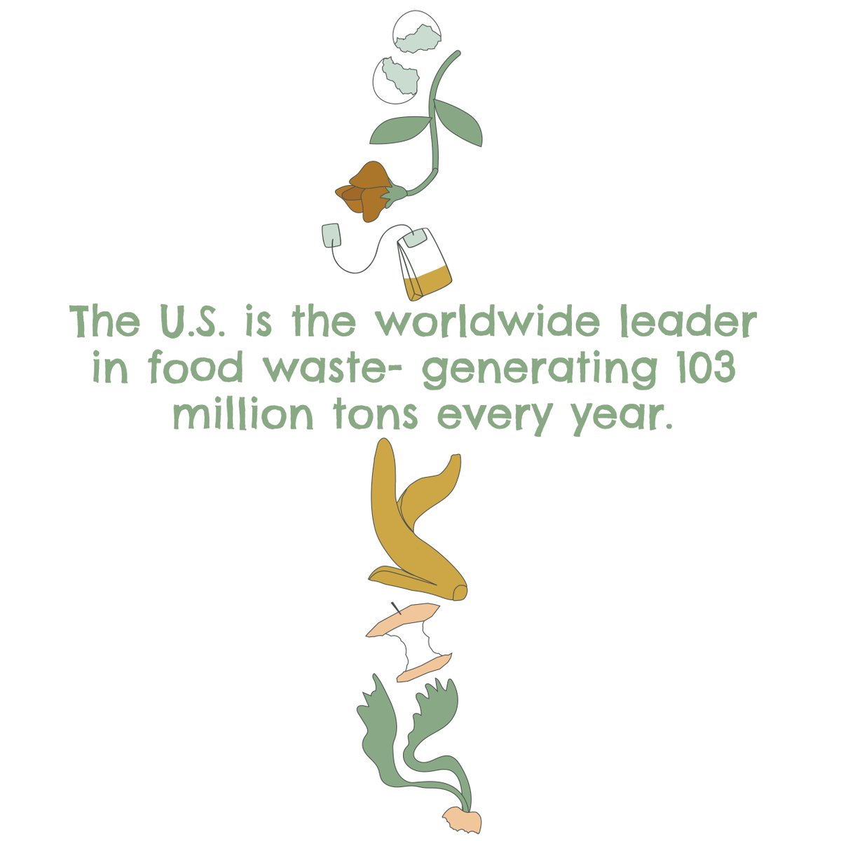 Food waste alone represents 8 percent of total global greenhouse gas emissions. That's why we shop thoughtfully, store food properly, cook with scraps, eat our leftovers, and of course- COMPOST! Are you ready to start composting? Join us today! Link in bio. 💚🌎 #composting
