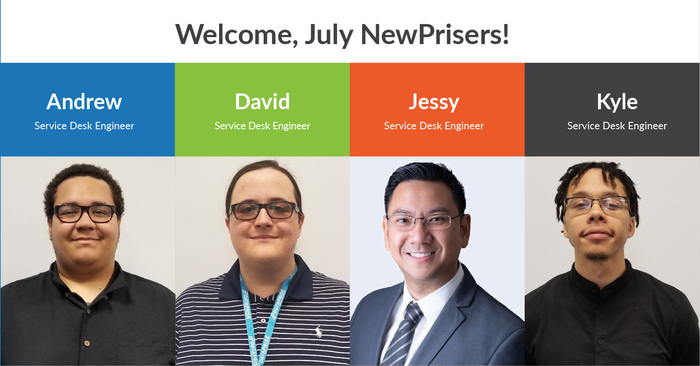 Dataprise's tweet image. Join us in welcoming our July #NewPrisers to the #Dataprise Family! 

Looking to join our team and advance your career? Explore our open opportunities: bit.ly/3BRSj6h

#NewEmployee #Welcome #NewPrisers #winningwithIT #topworkplace #lovewhereyouwork #employeerecognition