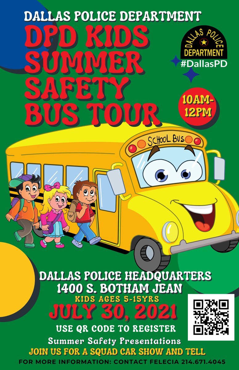 DPDCA's tweet photo. Let’s Go! Super excited! It’s our last Summer Safety tour day! #FeatureFriday #sowingthegoodseed @KONAICE @DallasFireRes_q @CityOfDallas https://t.co/SpYgLuUkqJ