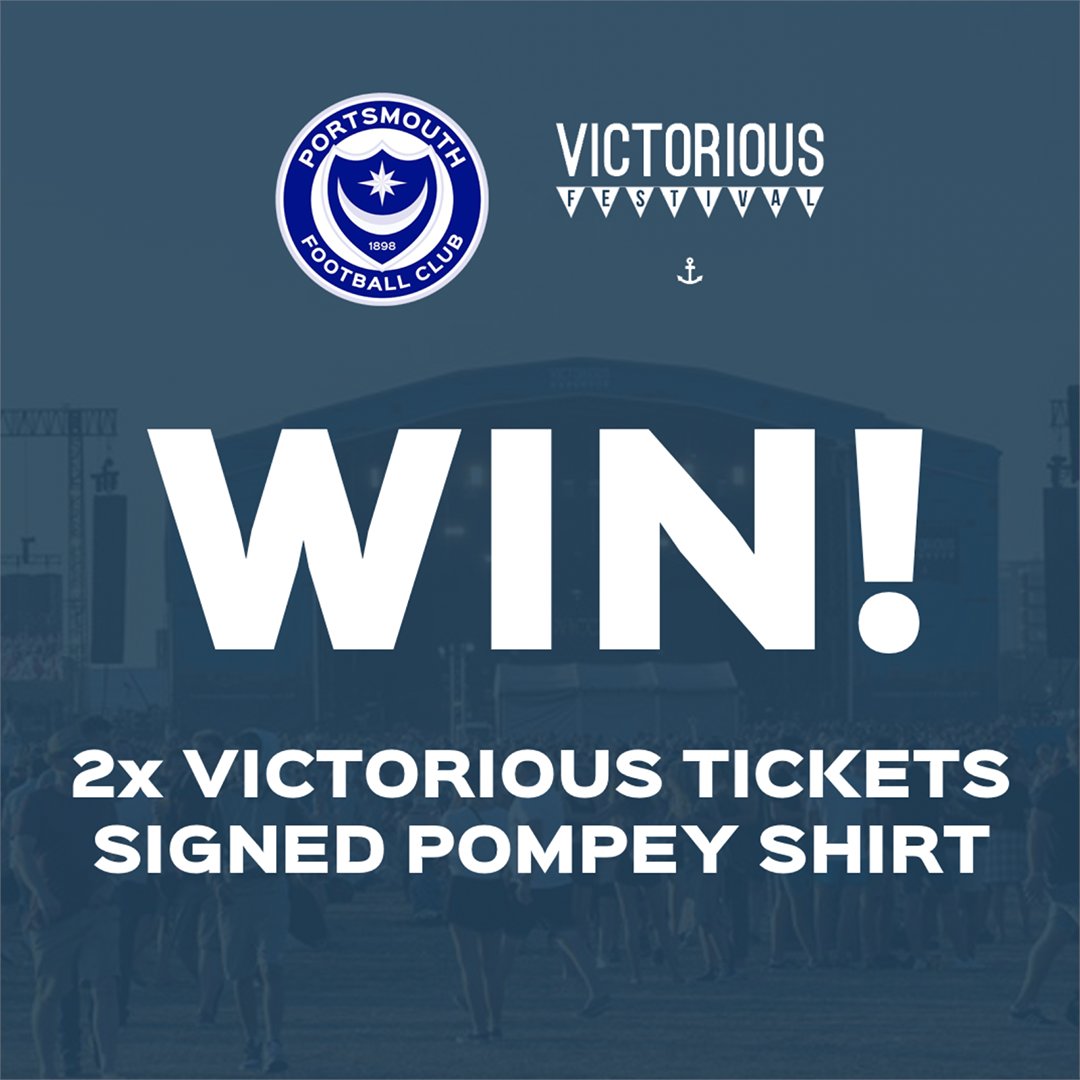 🎤 Win two tickets to <a href="/VictoriousFest/">Victorious Festival</a> and a signed #Pompey shirt

🤝 Just RT and tag a mate to be in with a chance!