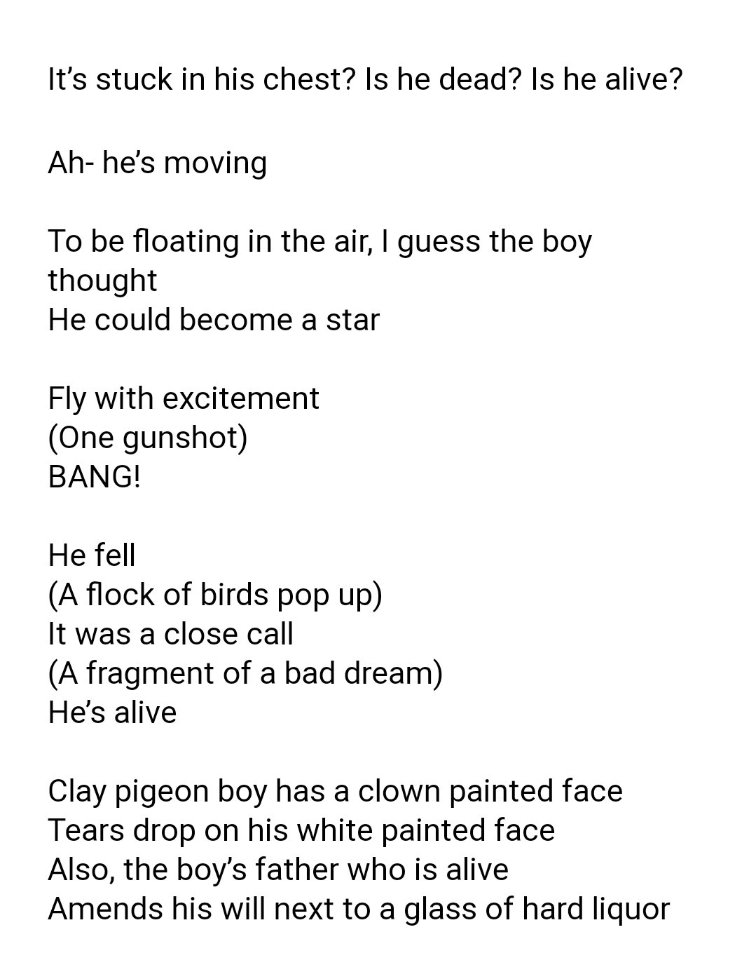 JANNABI trans on X: [TRANS] Jannabi - Clay Pigeon Boy lyrics    / X