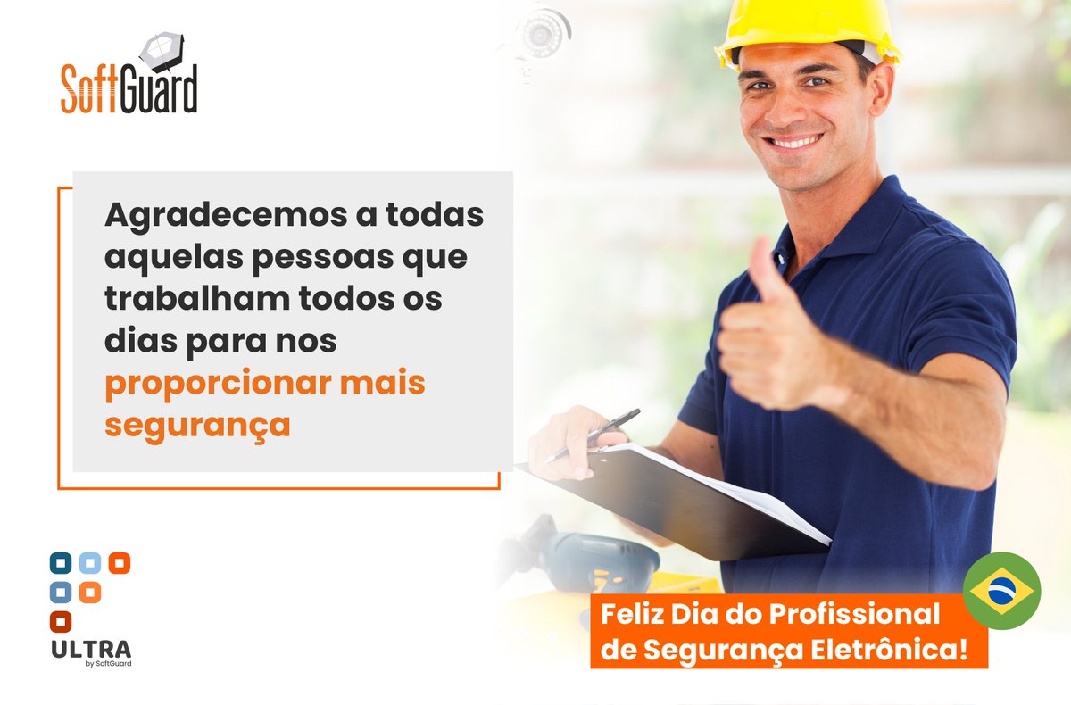 softguardbra's tweet photo. 🇧🇷A SoftGuard deseja um Feliz Dia do profissional de segurança eletrônic👏
.
.
.
#SoftGuard #profissionaldesegurancaeletronica #seguranca #tecnologia #proteção #segurançaeletrônic https://t.co/znl5d2sIR6
