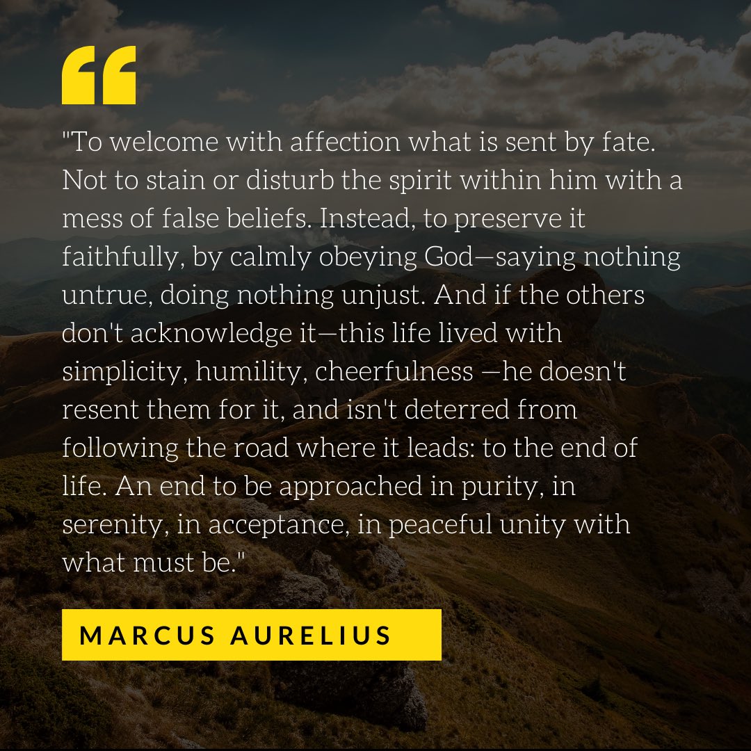 A Marcus Aurelius quote that beautifully captures the Stoic goal of tranquility.

New article: exploringkodawari.blog/definition-of-…

New podcast: exploringkodawari.blog/podcast-episod…

#stoicism #quotes #stoic #marcusaurelius #philosophy #stoicphilosophy #life #stoics #ancientgreece #SelfImprovement