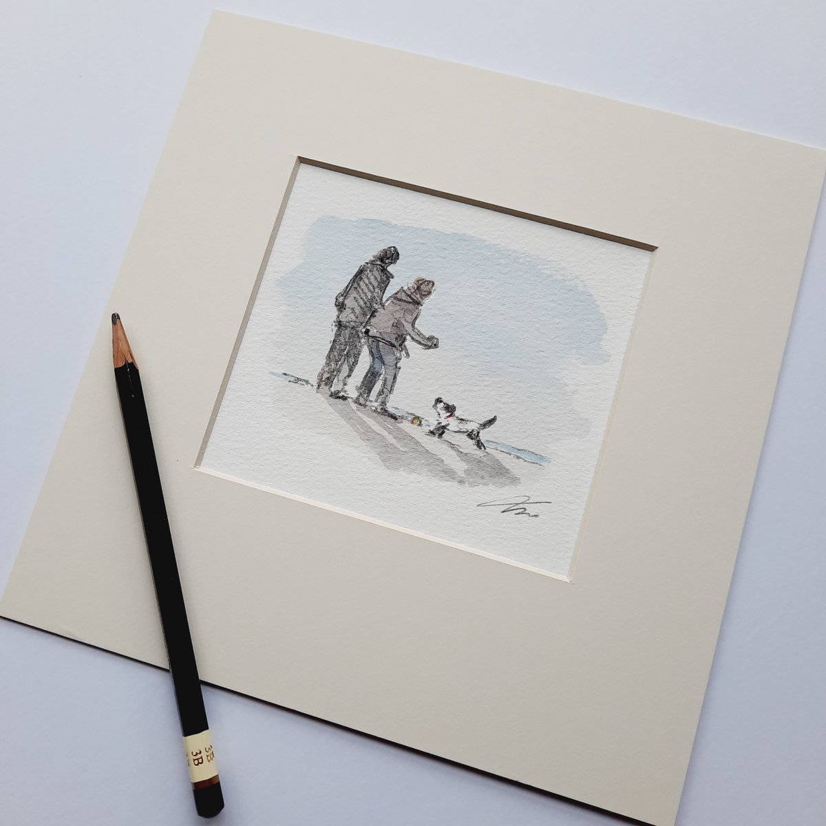 Good afternoon, lovely people and lovely dogs. I hope that you've had a fun Friday so far. I have some new original watercolours and drawings available in my webstore. Here is the link if you'd like to see them …in-welch-art-and-design.myshopify.com/collections/or…
#hoorayfordogs #originalart